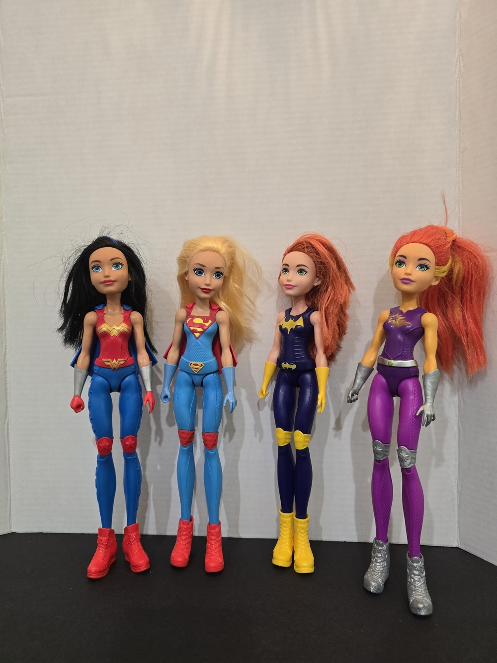 DC Comic Superhero Girls Doll Set - Blue, Purple & Pink Costumes